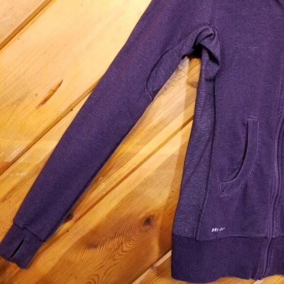 Nike Dri-Fit Jacket Size Xs Y2K Purple Long Sleeve Full Zip - Picture 4 of 8